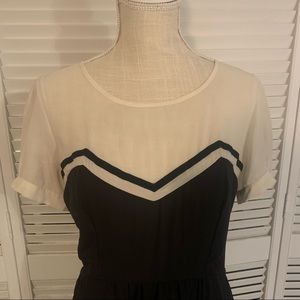 Coincidence & Chance Black and White Dress